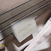 DIOR SADDLE BAG Warm Taupe Grained Calfskin in Beige 25.5 x 20 x 6.5cm - 2