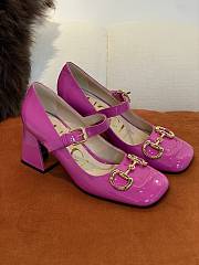 Gucci High-Heeled Shoes in Fuchsia color p550 - 1