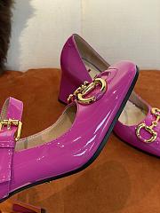 Gucci High-Heeled Shoes in Fuchsia color p550 - 2