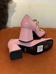 Gucci High-Heeled Shoes in Pink p550 - 4