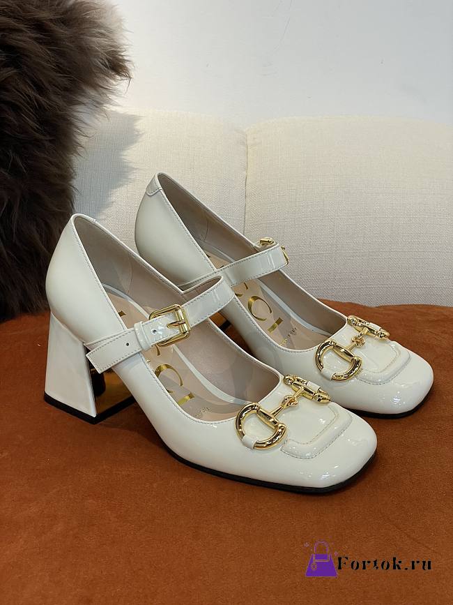 Gucci High-Heeled Shoes in White p550 - 1