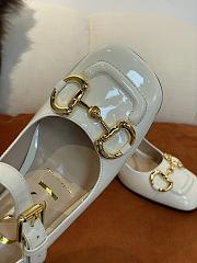Gucci High-Heeled Shoes in White p550 - 6
