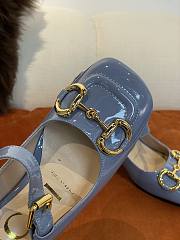 Gucci High-Heeled Shoes in Blue p550 - 4