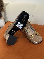 Gucci High-Heeled Shoes in Brown p550 - 5