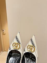 Gucci x Balenciaga Leather Heels in White - 4