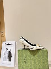 Gucci x Balenciaga Leather Heels in White - 3