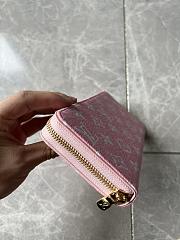 Louis Vuitton Zippy Wallet in Pink M81226 19.5x10.5x2.5cm - 6
