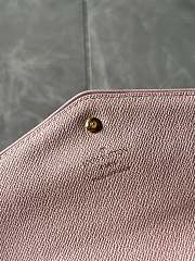 Louis Vuitton Sarah Wallet in Pink M81183 19x10x2cm  - 3