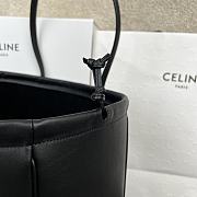 Celine Cabas Triomphe in Smooth Calfskin Black Bag 44x28x18cm - 2