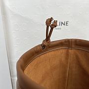 Celine Cabas Triomphe in Smooth Calfskin Brown Bag 44x28x18cm - 6