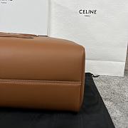 Celine Cabas Triomphe in Smooth Calfskin Brown Bag 44x28x18cm - 5