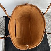 Celine Cabas Triomphe in Smooth Calfskin Brown Bag 44x28x18cm - 4