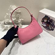Prada Re-Edition 2005 Mini Shoulder Bag in Pink 1NE204 23×17×6cm - 5