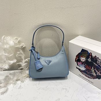 Prada Re-Edition 2005 Mini Shoulder Bag in Blue 1NE204 23×17×6cm