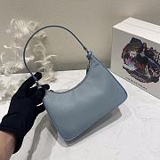 Prada Re-Edition 2005 Mini Shoulder Bag in Blue 1NE204 23×17×6cm - 4