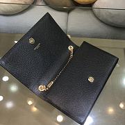 YSL Monogram Saint Laurent Bag in Black 469390 20.0 x 12.5 x 5.0cm - 2