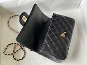 Chanel Handle Mini Charm Bag in Black 2431 13x20x9cm - 6