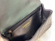 Chanel Handle Mini Charm Bag in Black 2431 13x20x9cm - 2