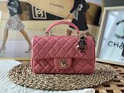 Chanel Handle Mini Charm Bag in Rose Gold 2431 13x20x9cm - 1