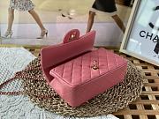 Chanel Handle Mini Charm Bag in Rose Gold 2431 13x20x9cm - 4