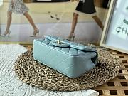 Chanel Handle Mini Charm Bag in Blue 2431 13x20x9cm - 4