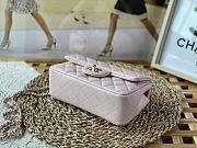 Chanel Handle Mini Charm Bag in Pink 2431 13x20x9cm - 6