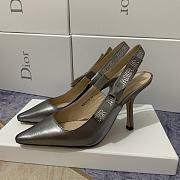 Dior J'Adior Slingback Pumps in Silver - 3