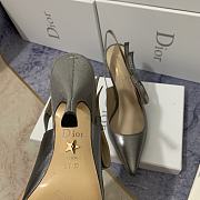Dior J'Adior Slingback Pumps in Silver - 5