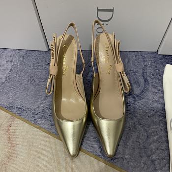 Dior J'Adior Slingback Pumps in Yellow Copper