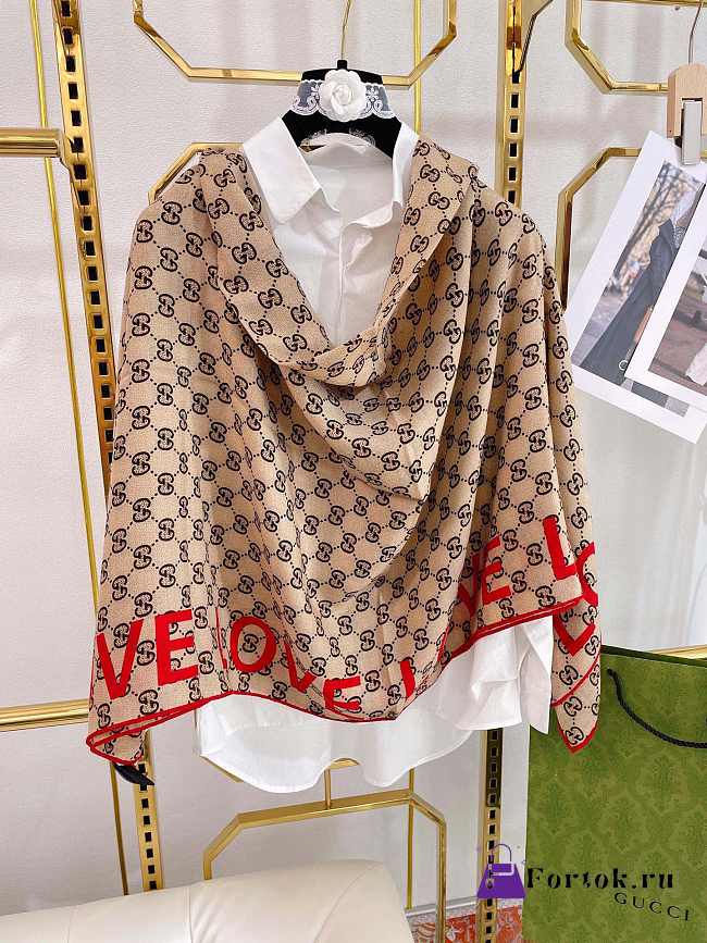 Gucci Love Square Scarf 140cm - 1
