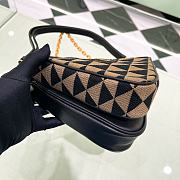 Prada Symbole Leather and Fabric Mini Bag - 4