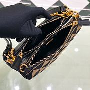 Prada Symbole Leather and Fabric Mini Bag - 3