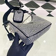 Prada Re-Edition 2005 Satin Bag With Crystals - 6