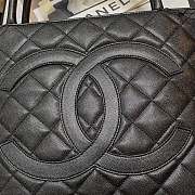Chanel Medallion Vintage Tote Black Caviar AS3036 - 5