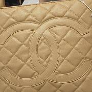 Chanel Medallion Vintage Tote Beige Caviar AS3036 - 2