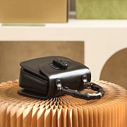 Gucci Small Top Handle Bag With Bamboo Black 21x15x7cm - 2