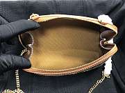 Celine Clutch Triomphe Canvas with Triomphe Heat Embroidery Tan  - 6