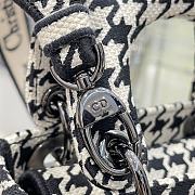 Dior Mini Lady D-Lite Bag Houndstooth Embroidery - 2