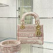  Dior Mini Lady D-Lite Bag Rose Des Vents - 1