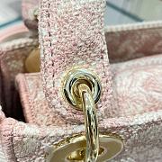  Dior Mini Lady D-Lite Bag Rose Des Vents - 5