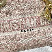  Dior Mini Lady D-Lite Bag Rose Des Vents - 3