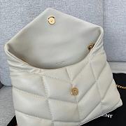 Saint Laurent Toy Puffer Bag in White 6203338 23x15x8.5cm - 4