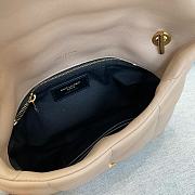 Saint Laurent Toy Puffer Bag in Beige 6203338 23x15x8.5cm - 5