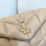 Saint Laurent Toy Puffer Bag in Beige 6203338 23x15x8.5cm - 4