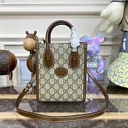 Gucci Interlocking G Mini Tote Bag in Brown 9750058 - 1