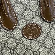 Gucci Interlocking G Mini Tote Bag in Brown 9750058 - 3
