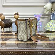 Gucci GG Supreme Padlock Small Bag in Brown 9754062 - 3