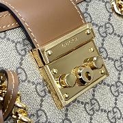 Gucci GG Supreme Padlock Small Bag in Brown 9754062 - 5