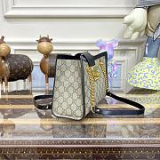 Gucci GG Supreme Padlock Small Bag in Black 9754062 - 4