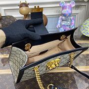 Gucci GG Supreme Padlock Small Bag in Black 9754062 - 3